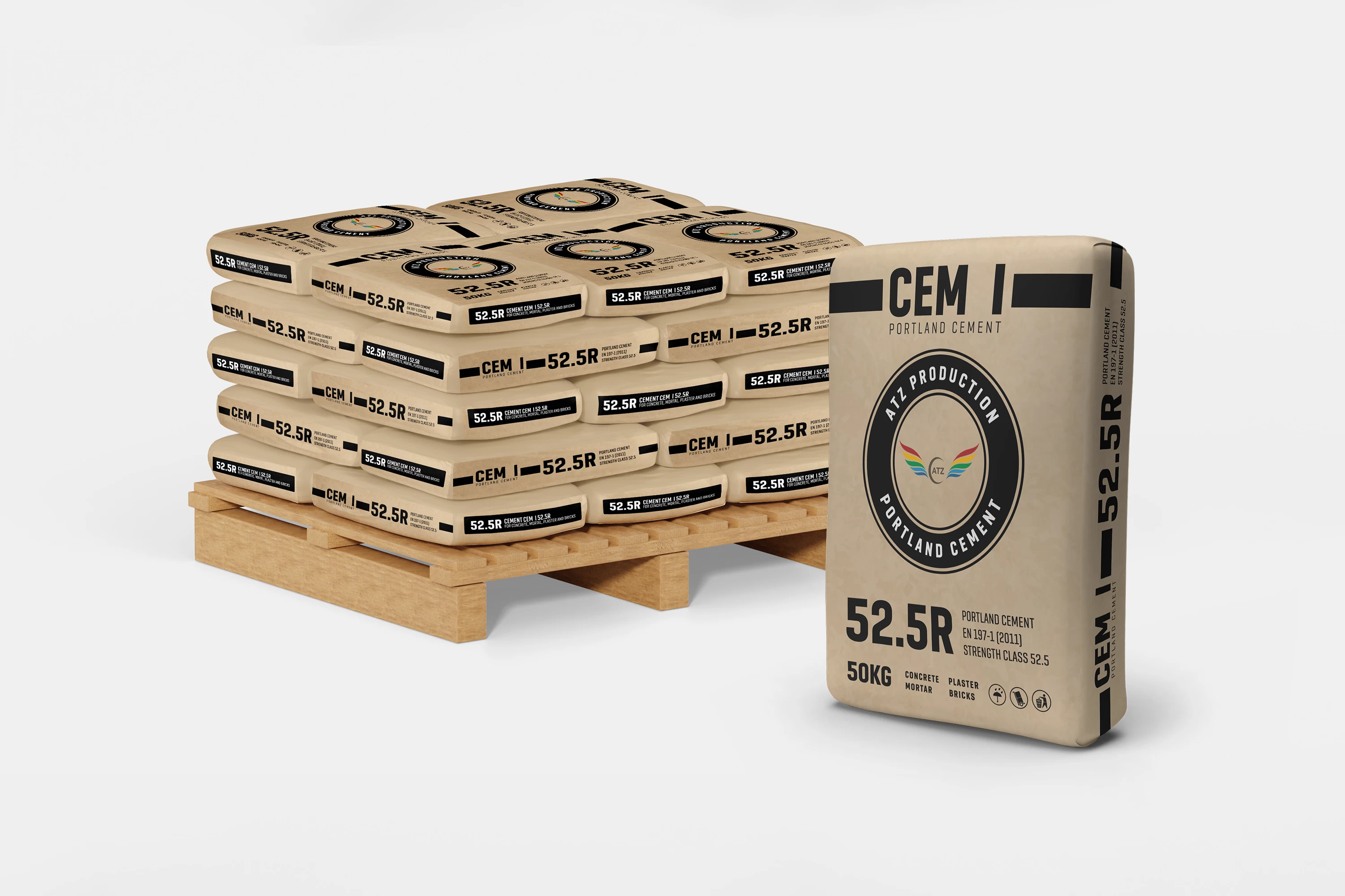 ATZ PORTLAND CEMENT CEM I 52.5R
