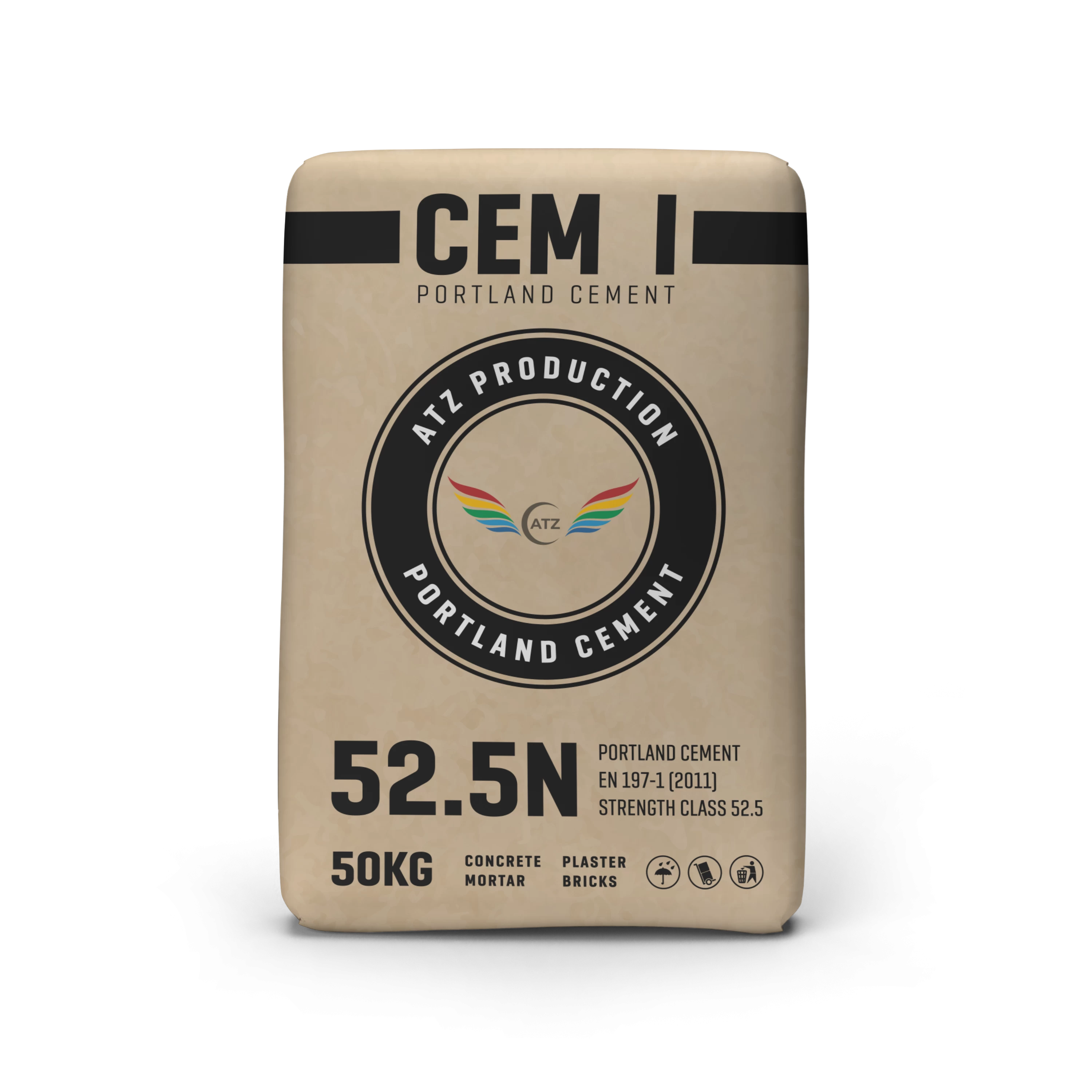 ATZ PORTLAND CEMENT CEM I 52.5N